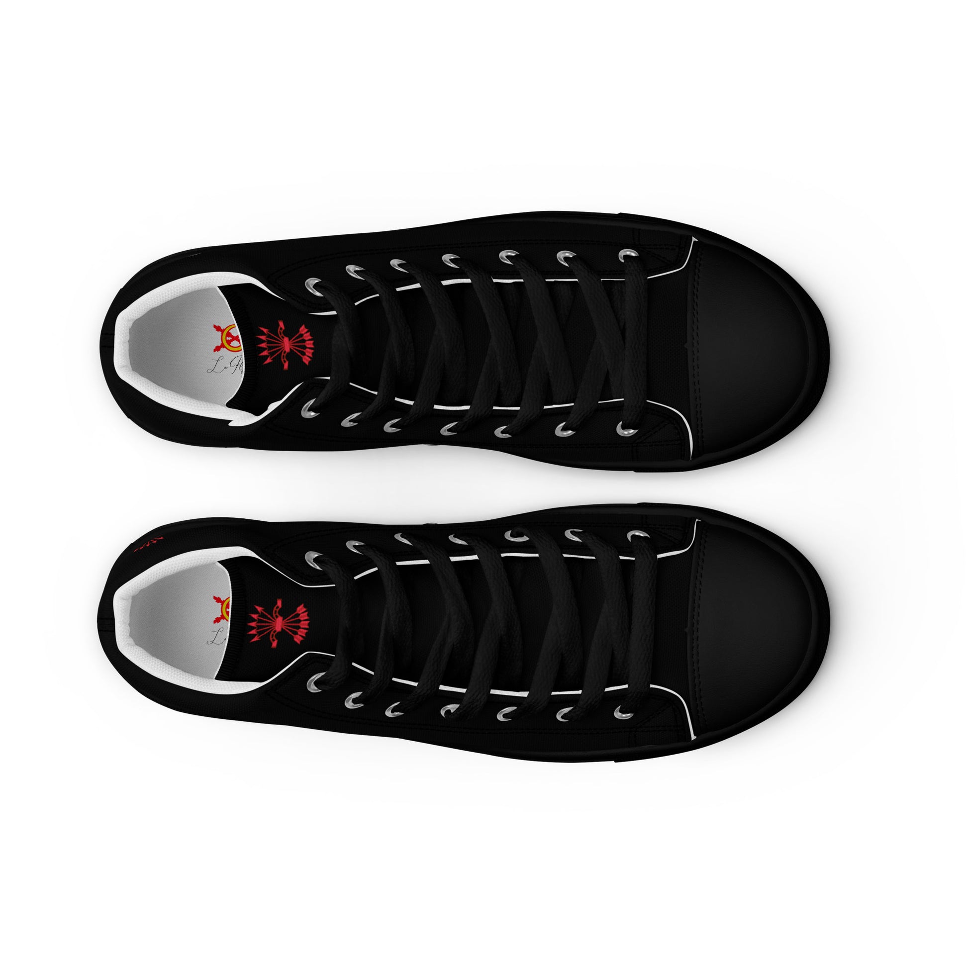 Comprar Zapatillas Falange de lona de caña alta para hombre Bandera España La Flamenca de Borgoña Patricia Muñoz VOX