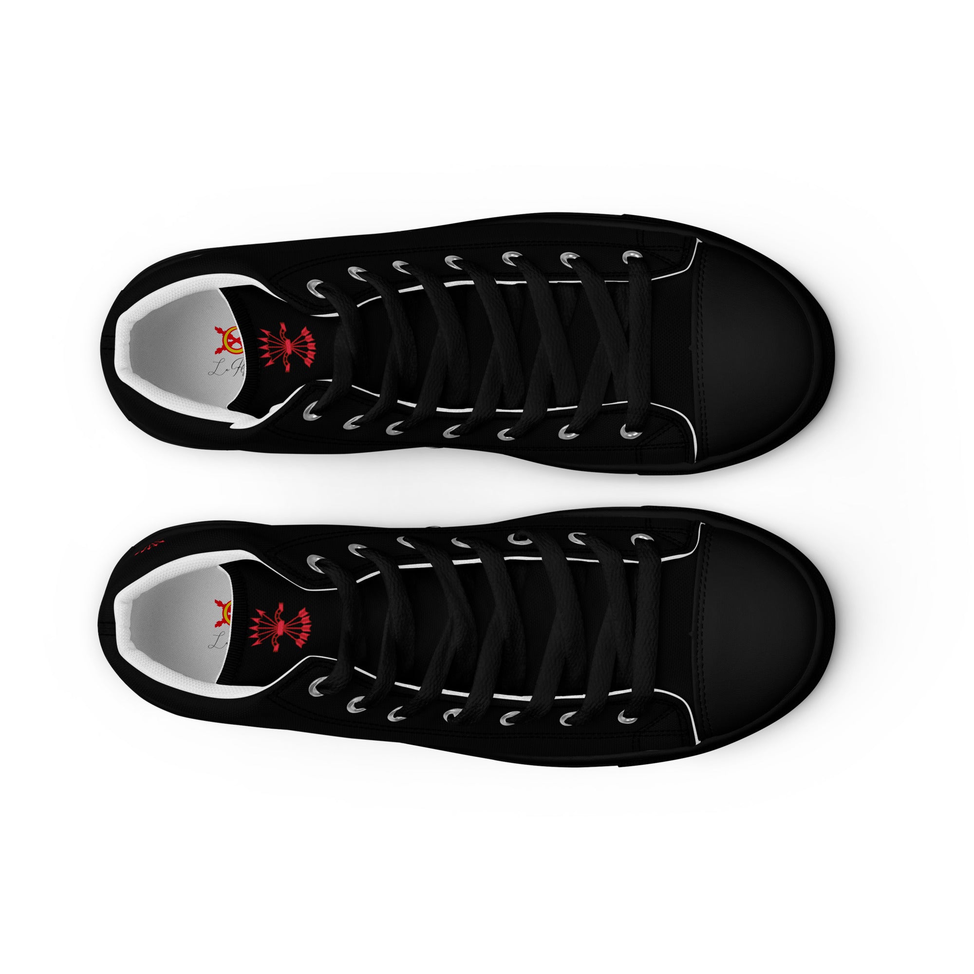 Comprar Zapatillas Falange de lona de caña alta para hombre Bandera España La Flamenca de Borgoña Patricia Muñoz VOX