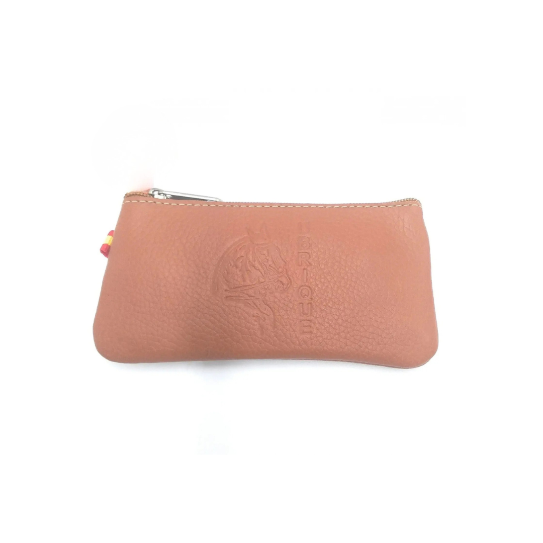 Ubrique brown leather key ring for keys Horse