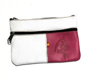 Monedero Caballo blanco y fucsia - LaFlamencadeBorgoña