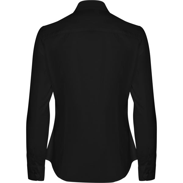 Camisa Mujer negra Águila Bicéfala imperial sobre Cruz de Borgoña
