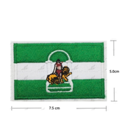 Embroidered thermo-adhesive patch Flag of Spain and coat of arms