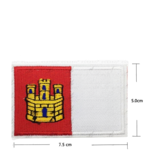Parche Bordado Bandera Castilla-La Mancha 7,5 x 5 cm