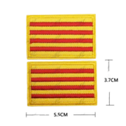 Embroidered thermo-adhesive patch Flag of Spain and coat of arms