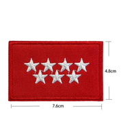 Embroidered thermo-adhesive patch Flag of Spain and coat of arms