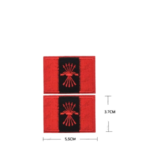 Parche Bordado Yugo y Flechas 5,5 cm