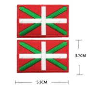 Embroidered thermo-adhesive patch Flag of Spain and coat of arms