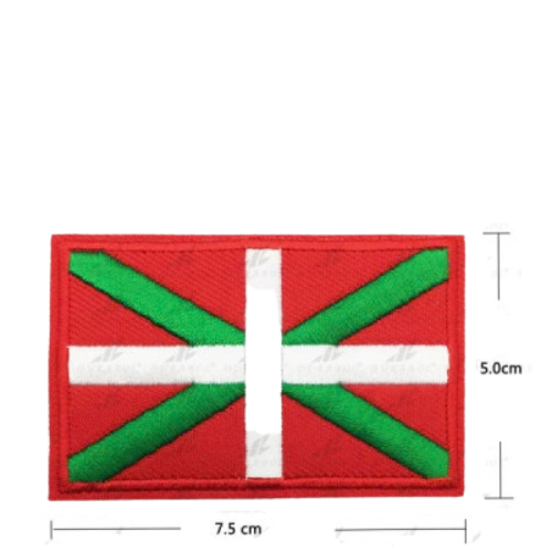 Embroidered thermo-adhesive patch Flag of Spain and coat of arms