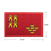 Parche Bordado Bandera Región de Murcia 7,5 x 5 cm
