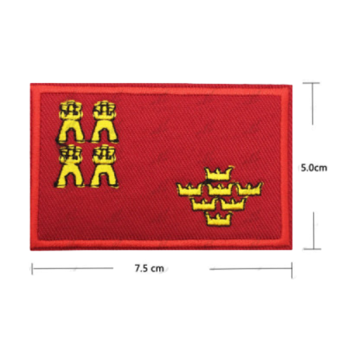 Parche Bordado Bandera Región de Murcia 7,5 x 5 cm