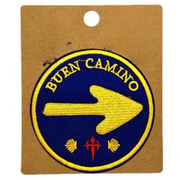 Parche Bordado Camino de Santiago Buen Camino Flecha 7,8 cm