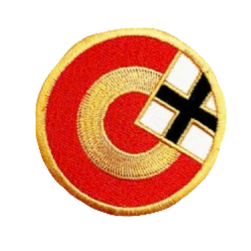 Gestickter thermoklebender Aufnäher mit spanischer Flagge