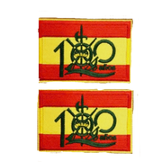 Parche Bordado Bandera de España Centenario La Legión 5,5 cm
