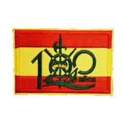Parche Bordado Bandera de España Centenario La Legión 7,8 cm