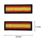 Embroidered thermo-adhesive patch Flag of Spain and coat of arms