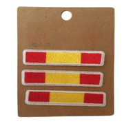 Parche Bordado Tira Estrecha Bandera de España 7 cm