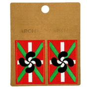 Embroidered thermo-adhesive patch Flag of Spain and coat of arms