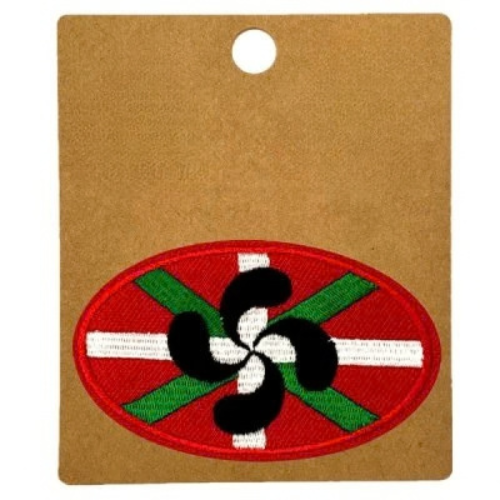 Embroidered thermo-adhesive patch Flag of Spain and coat of arms