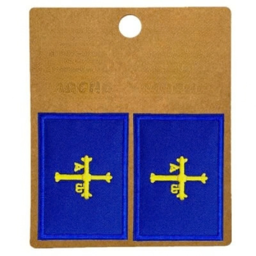 Parche Bordado Bandera Principado de Asturias 5 cm