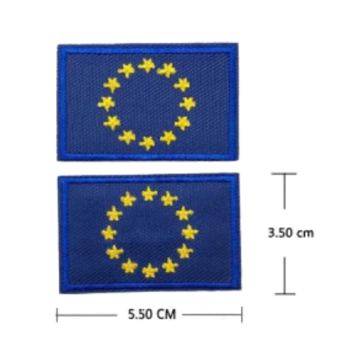 Gestickter thermoklebender Aufnäher mit spanischer Flagge