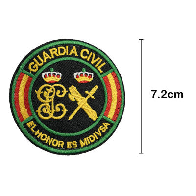 Parche Bordado Guardia Civil El Honor es mi Divisa 7,2 cm