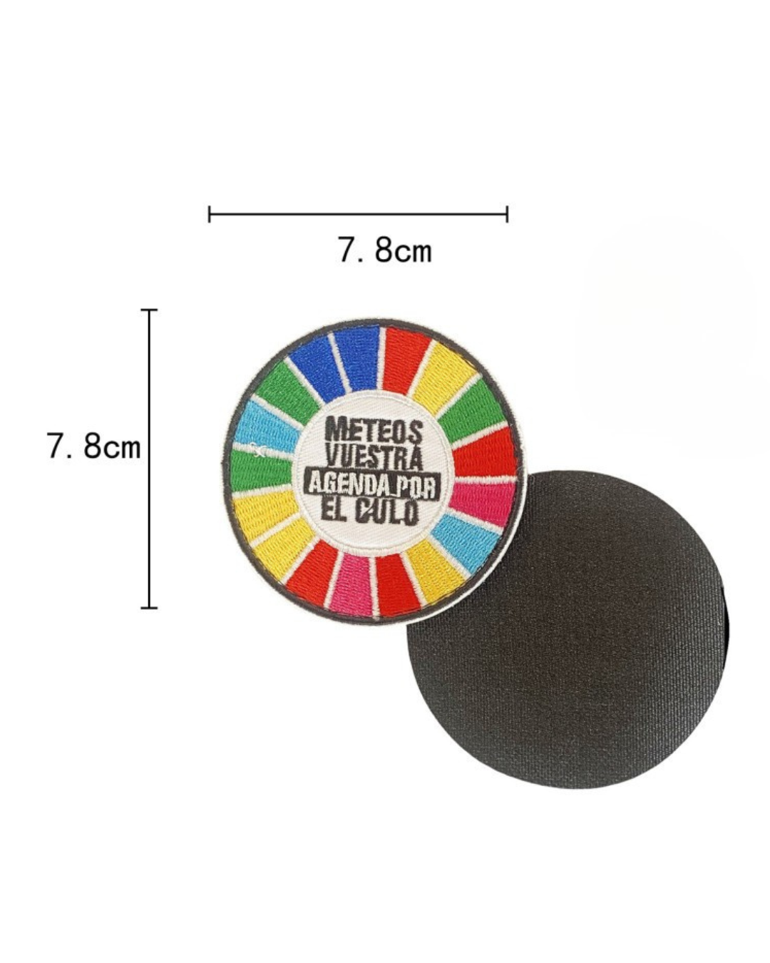 Embroidered thermo-adhesive patch Flag of Spain and coat of arms