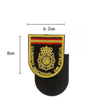 Embroidered thermo-adhesive patch Flag of Spain and coat of arms