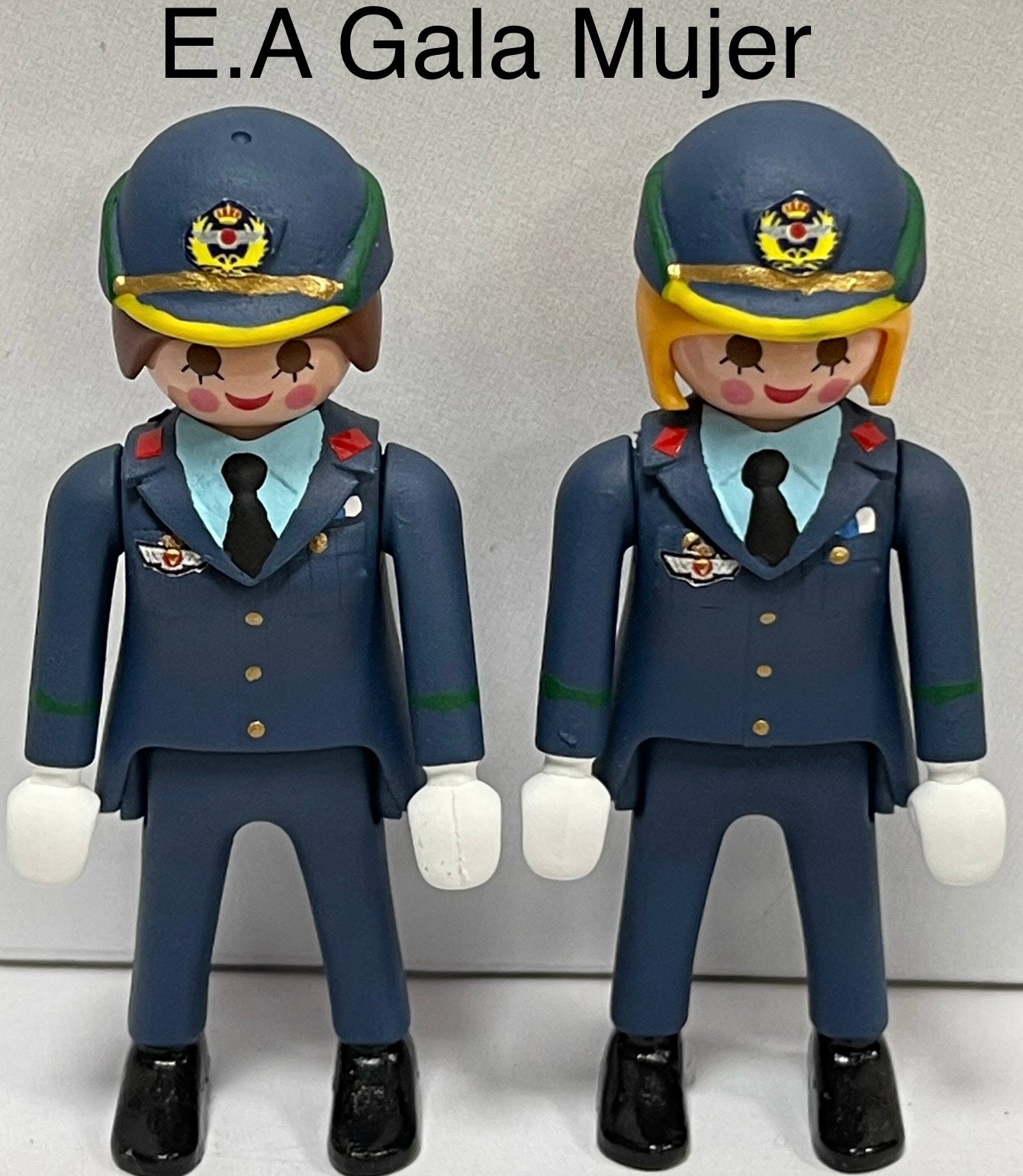 Playmobil Custom Ejército del Aire Traje de Gala Azul personalizado