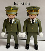 Playmobil Custom Ejécito Tierra Traje Gala gorra personalizado