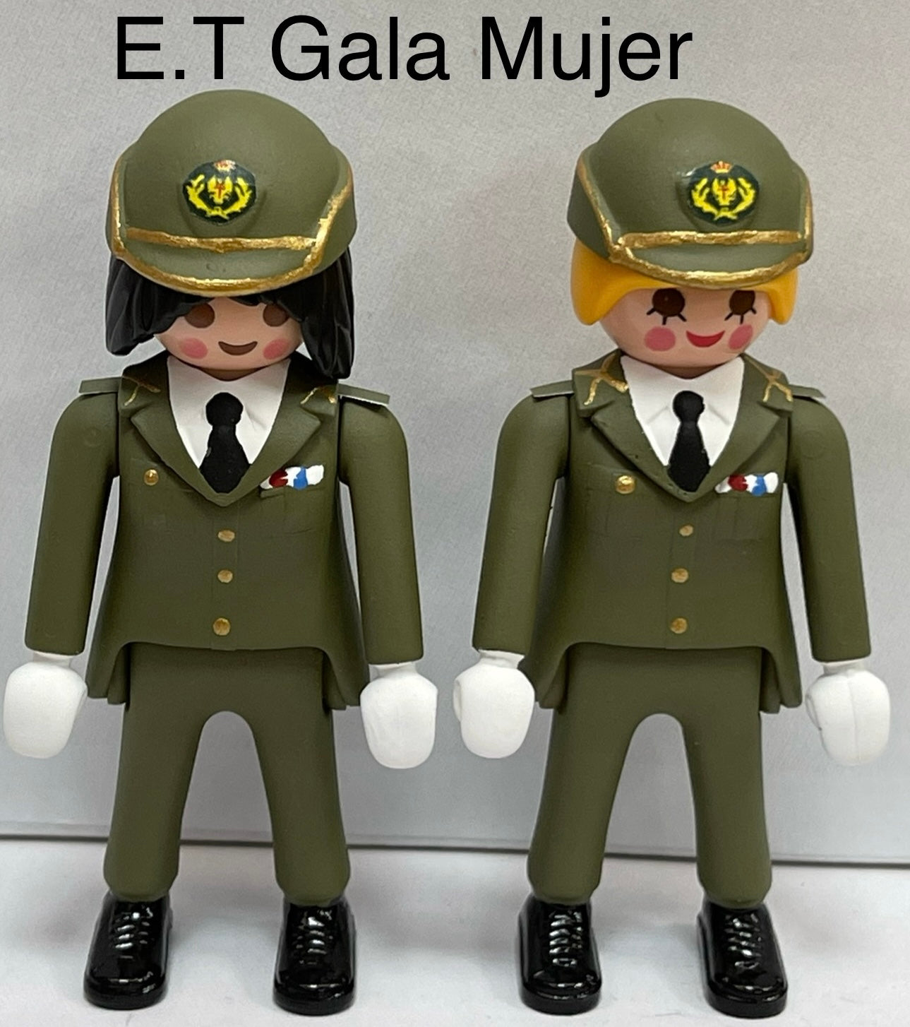 Playmobil Custom Ejécito Tierra Traje Gala gorra personalizado