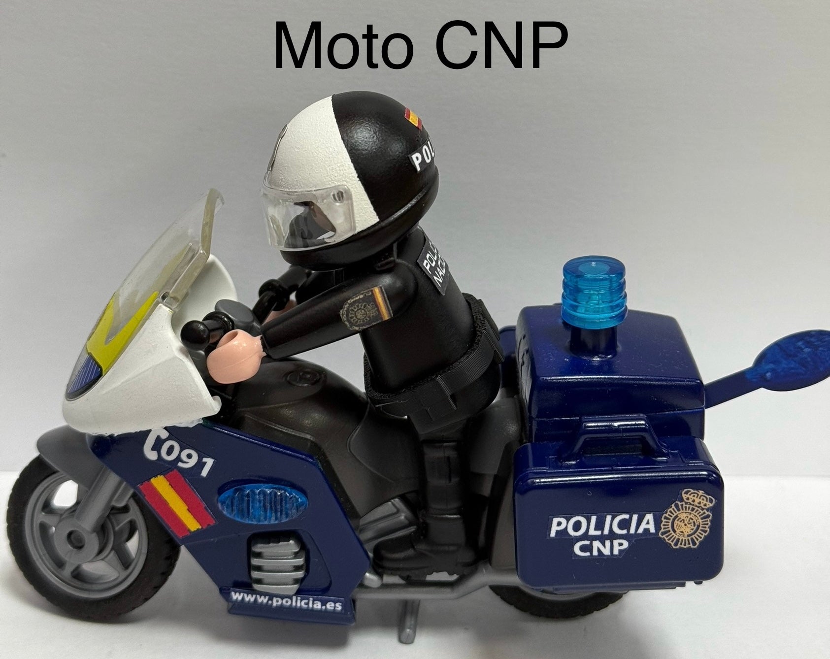 Playmobil Custom Policía Nacional MOTO personalizado