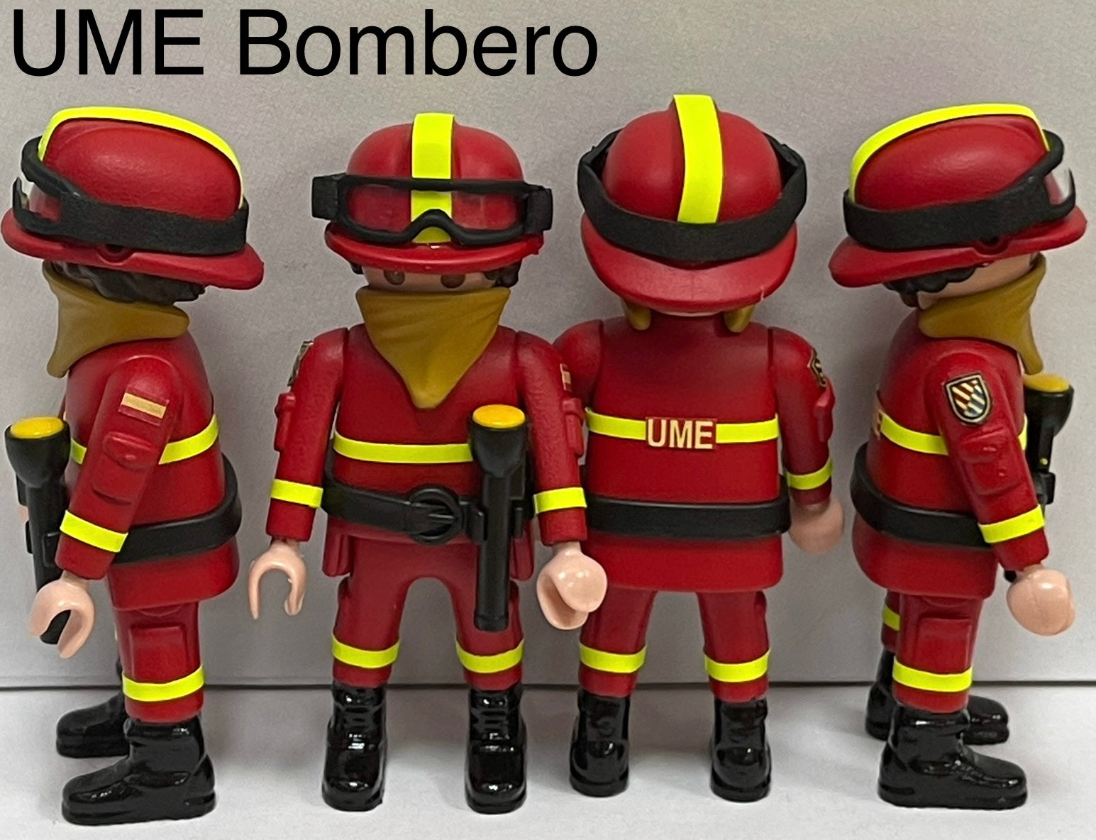 Playmobil Custom UME Bombero Casco rojo personalizado