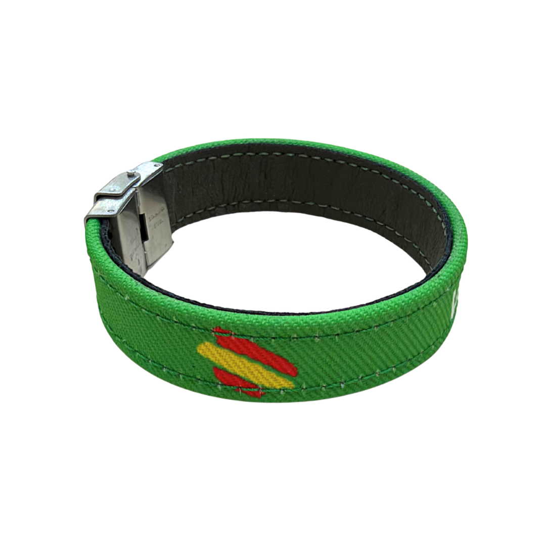 Lederarmband der Guardia Civil mit bedrucktem Canvas