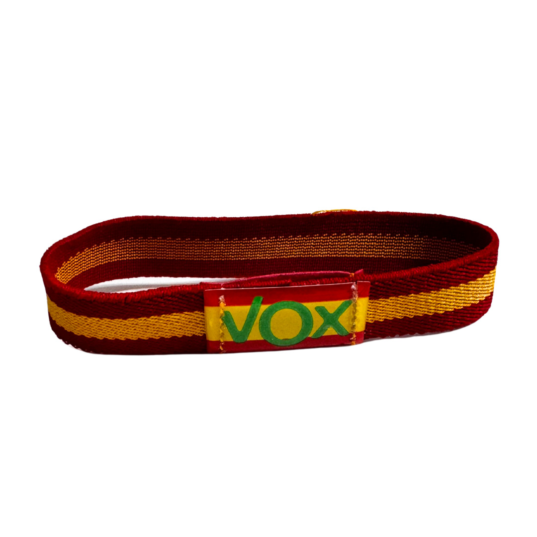 Pulsera elástica VOX Bandera España