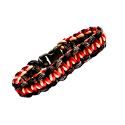 Pulsera paracord camuflaje bandera España