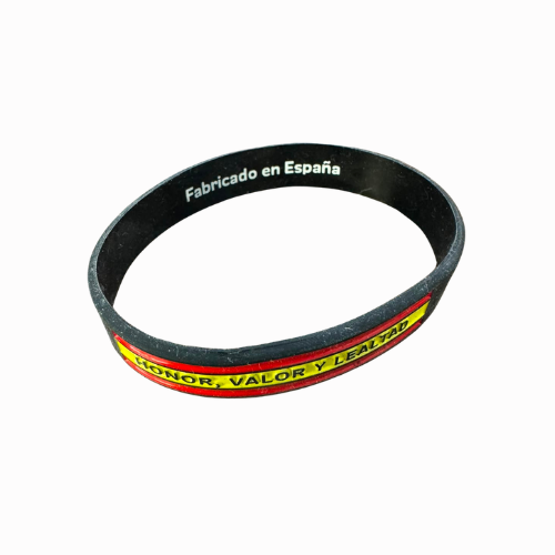 VOX Flag Spain green silicone bracelet