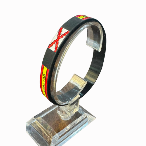 VOX Flag Spain green silicone bracelet