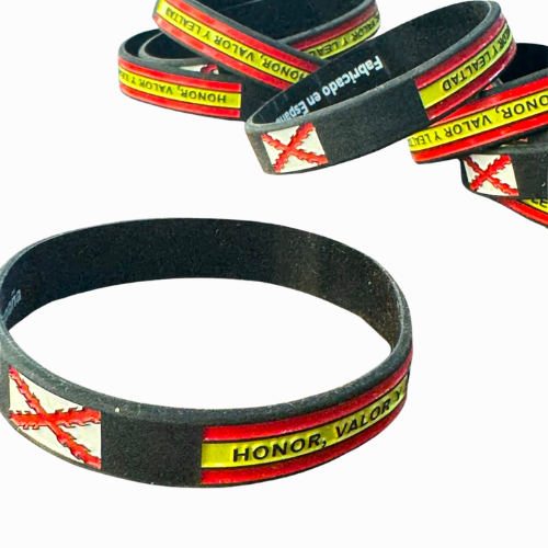 VOX Flag Spain green silicone bracelet