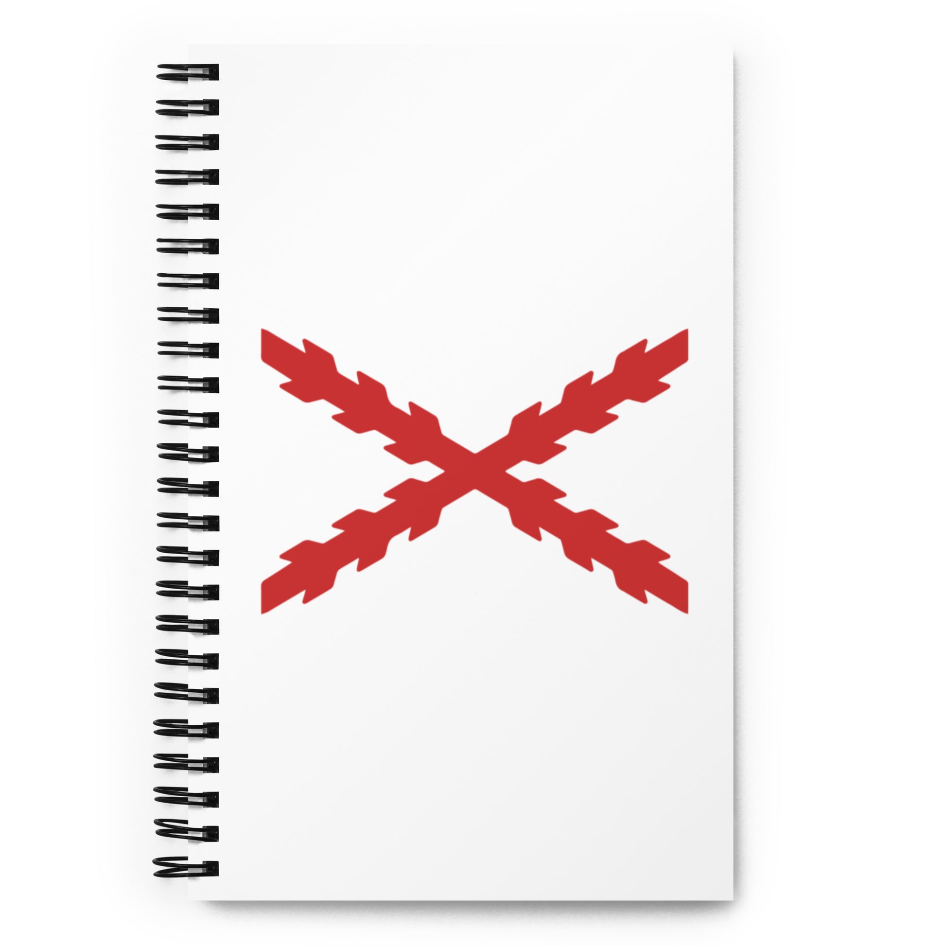 Libreta Cruz de Borgoña de notas con espiral - LaFlamencadeBorgoña