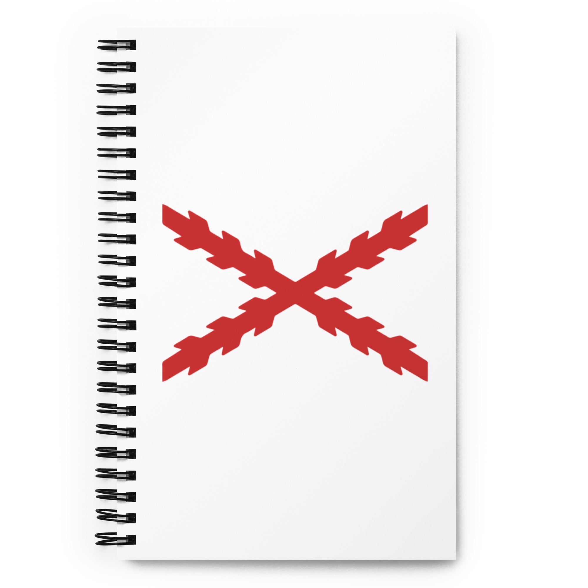 Libreta Cruz de Borgoña de notas con espiral - LaFlamencadeBorgoña