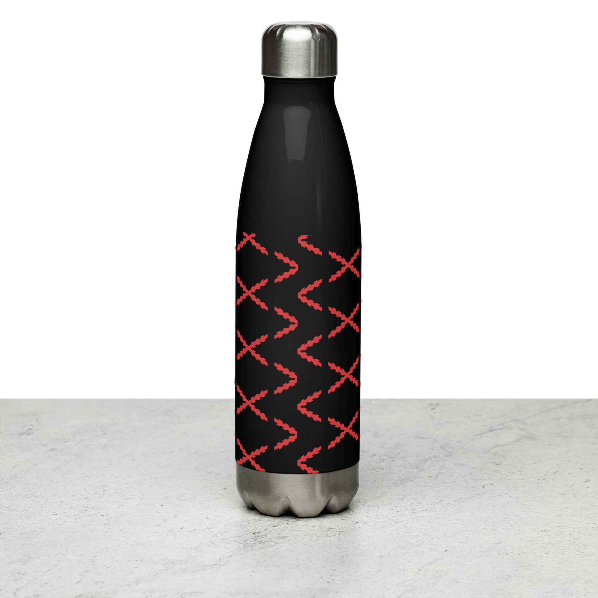 Botella de agua de acero inoxidable Cruz de Borgoña - LaFlamencadeBorgoña