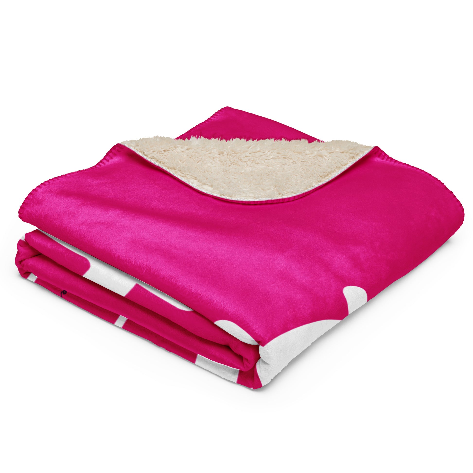 Manta sherpa Rosa Fucsia Marinera - LaFlamencadeBorgoña