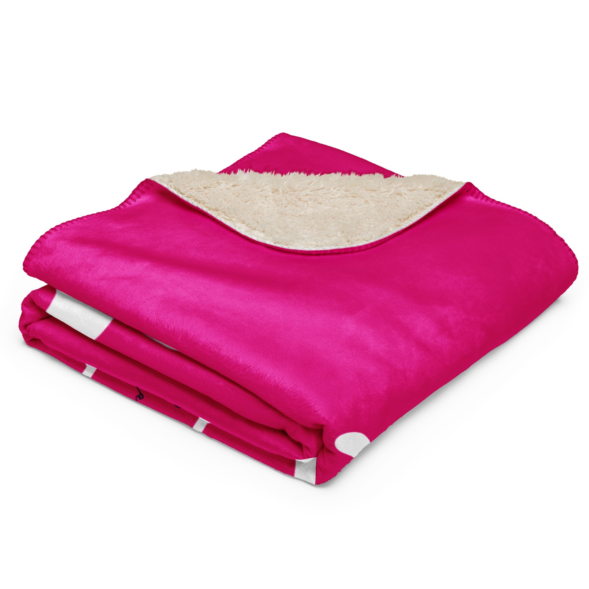 Manta sherpa Rosa Fucsia Marinera - LaFlamencadeBorgoña