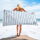 Toalla rayas Marineras - Colección Alta Mar III - LaFlamencadeBorgoña