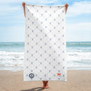 Toalla anclas azules - Colección Alta Mar V - LaFlamencadeBorgoña