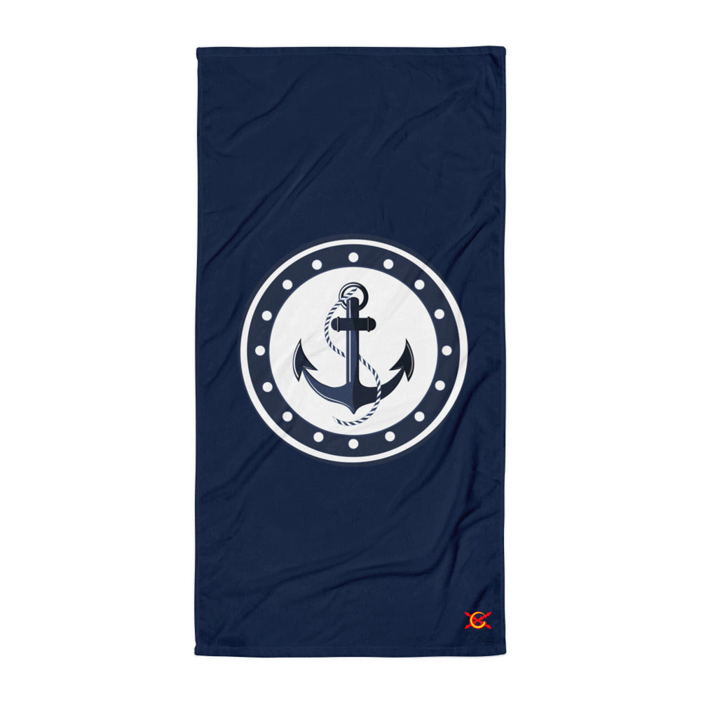 Comprar Toalla Gran Ancla - Colección Alta Mar I Bandera España La Flamenca de Borgoña Patricia Muñoz VOX