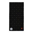 Toalla negra anclas amarillas - Colección Alta Mar X - LaFlamencadeBorgoña