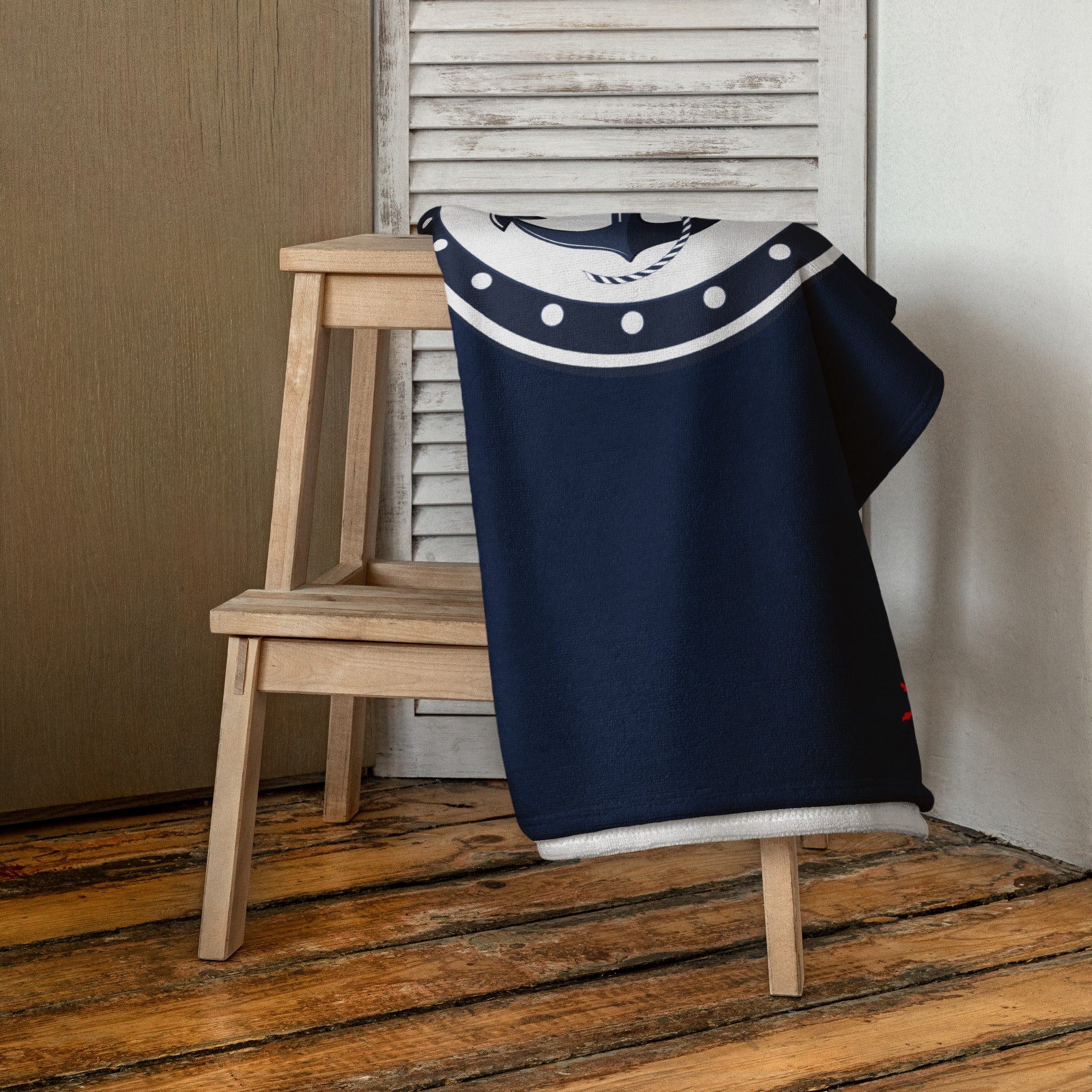 Comprar Toalla Gran Ancla - Colección Alta Mar I Bandera España La Flamenca de Borgoña Patricia Muñoz VOX