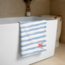 Toalla rayas Marineras - Colección Alta Mar III - LaFlamencadeBorgoña