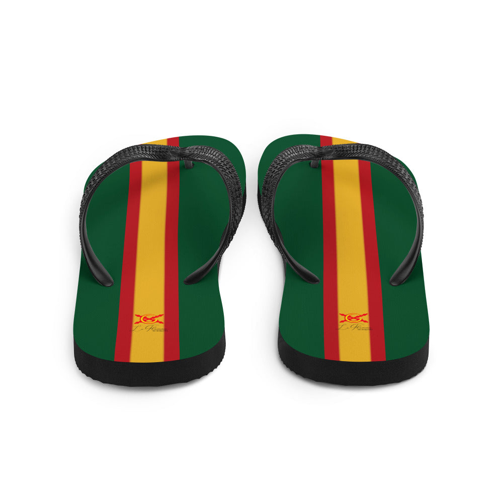 Comprar Chanclas Bandera de España verde Bandera España La Flamenca de Borgoña Patricia Muñoz VOX